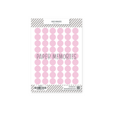Vinyl Reinforcers Stickers Light Peony