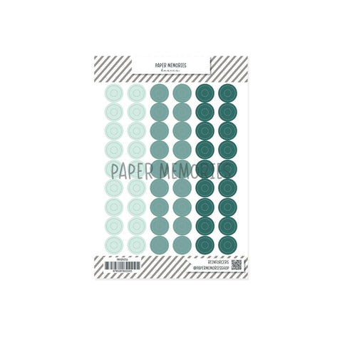 Vinyl Reinforcers Stickers - Seafoam Trio