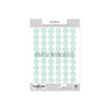 Vinyl Reinforcers Stickers Seafoam