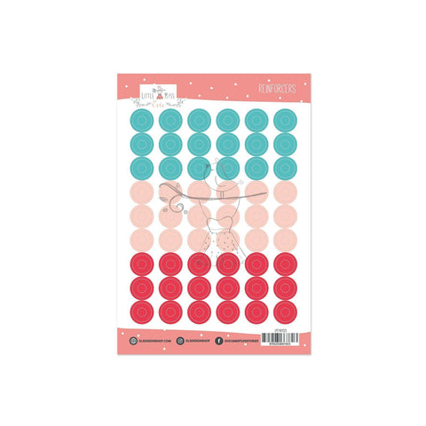 Vinyl Reinforcers Stickers Summer Stories Cheerful