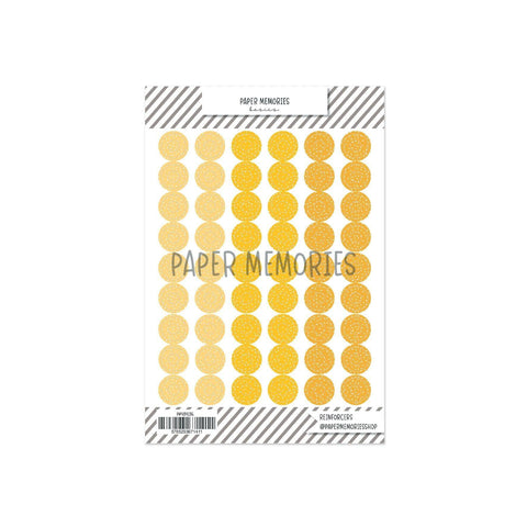 Vinyl Reinforcers Sunshine Trio Dots