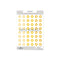 Vinyl Reinforcers Sunshine Trio Flowers