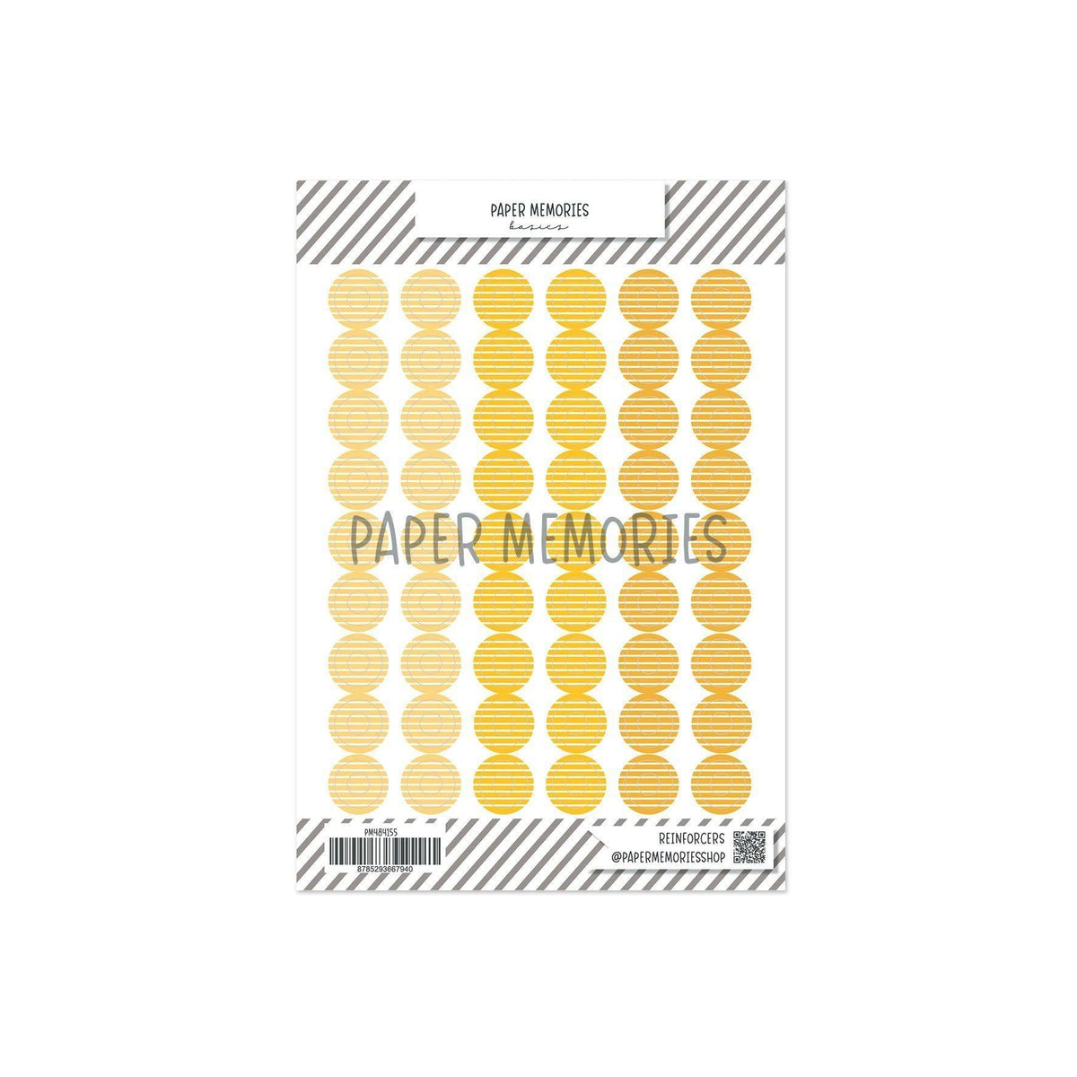 Vinyl Reinforcers Sunshine Trio Stripes
