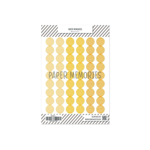 Vinyl Reinforcers Sunshine Trio Stripes
