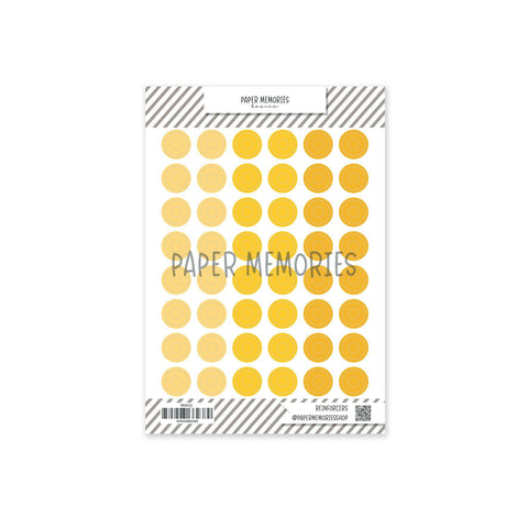 Vinyl Reinforcers Sunshine Trio