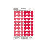 Vinyl Reinforcers Watermelon Hearts
