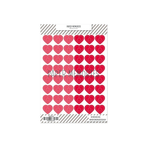 Vinyl Reinforcers Watermelon Hearts
