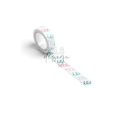 Washi Tape Curl Line Pink & Peacock