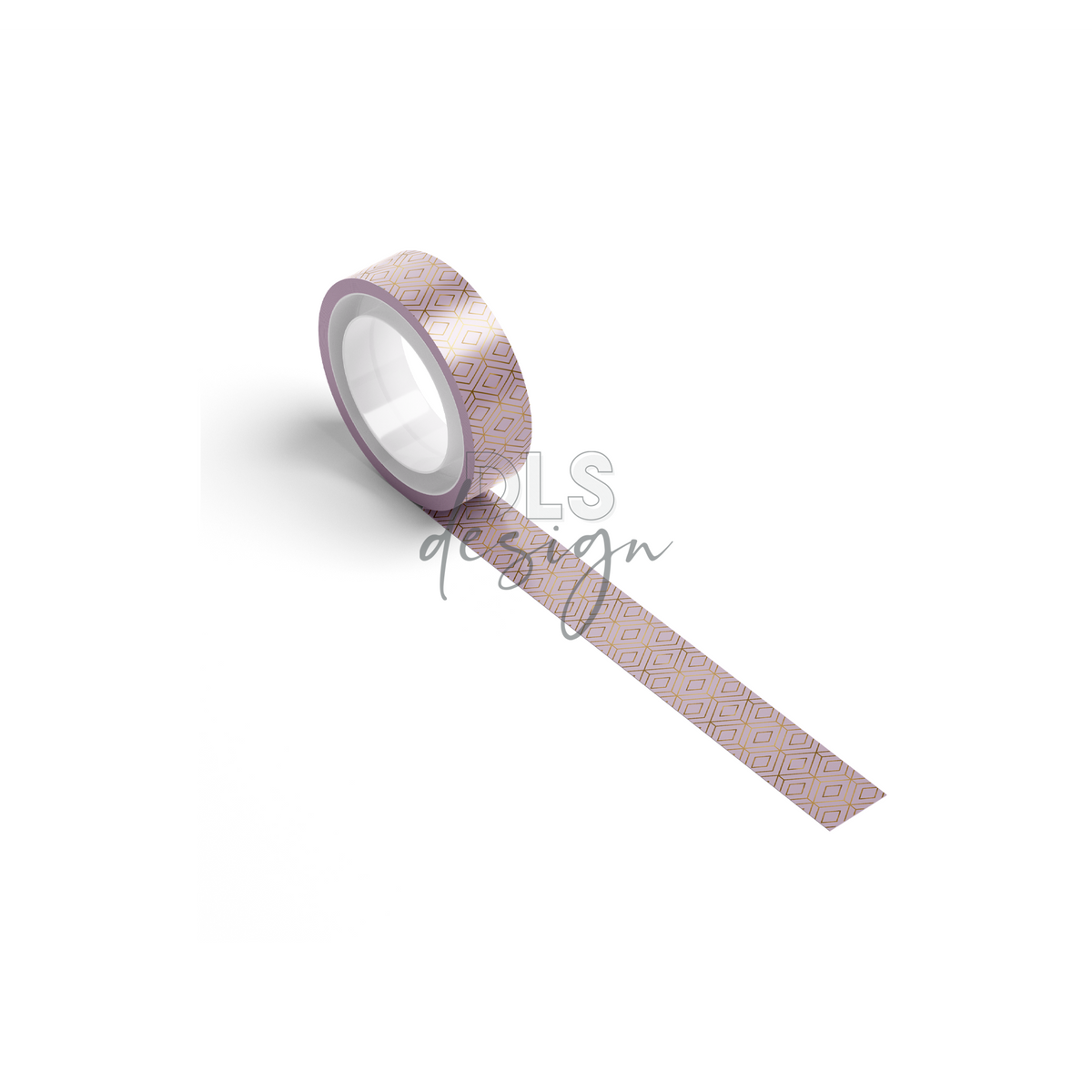Washi Tape Foil Geopattern Lilac