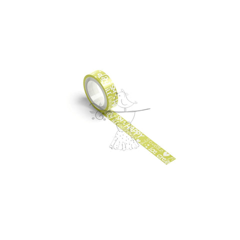 Washi Tape Magical Words Green - DLS Design