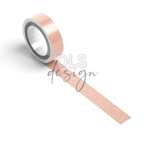 Washi Tape Peach Flowers