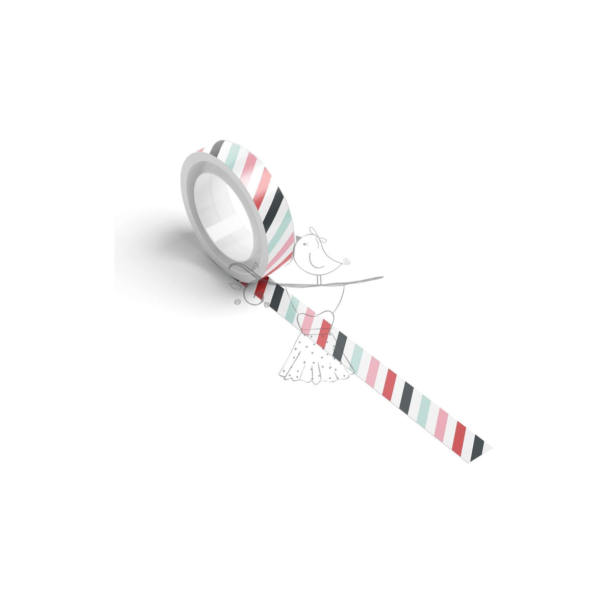 Washi Tape Project Pepernoot Stripes