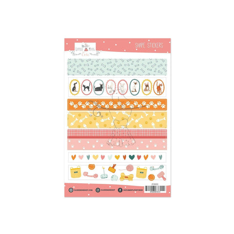 Washi Tape Stickers Happy Tails