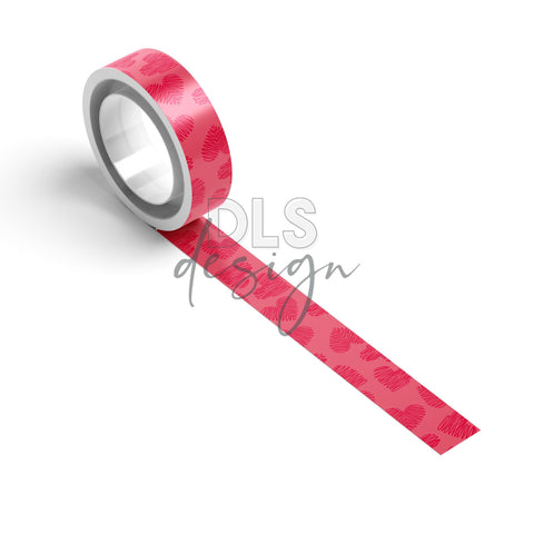 Washi Tape Watermelon Hearts