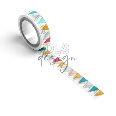 Washi Tape Zig Zag Triangles