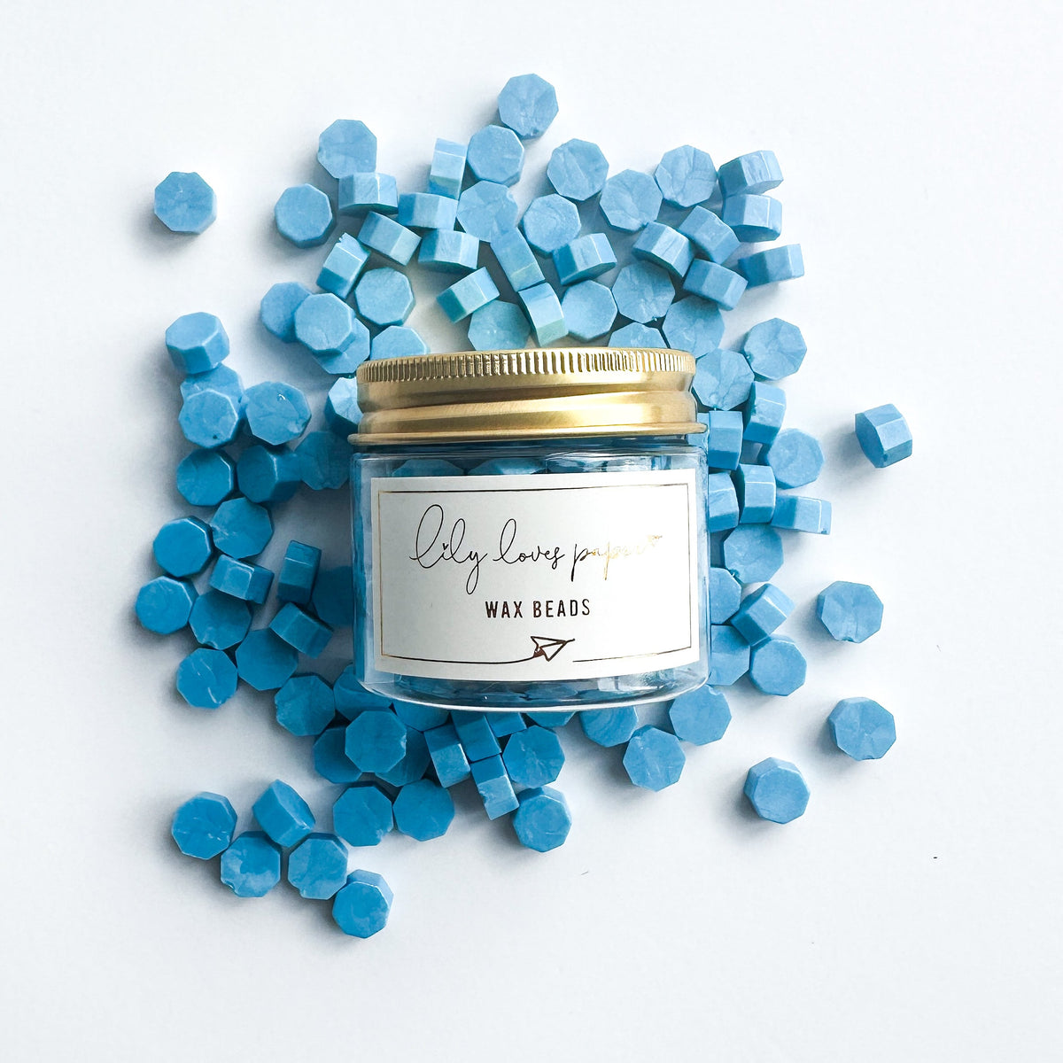 Wax Beads Blue - Pearlescent