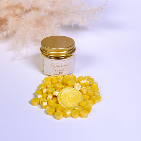 Wax Beads Bright Sunshine - Pearlescent