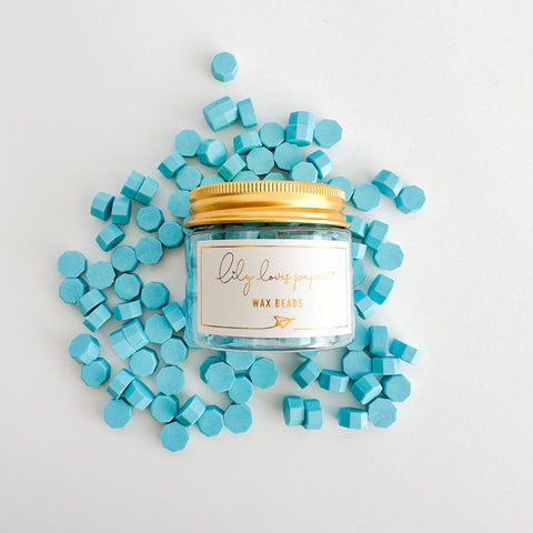 Wax Beads Sky Blue - Opaque