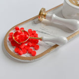 Wax Beads Strawberry - Opaque