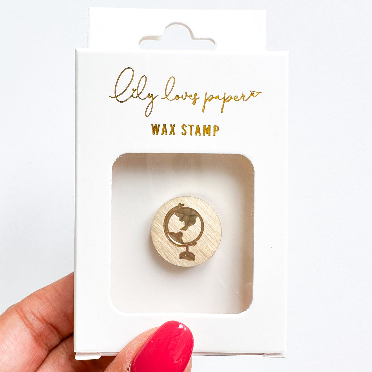 Wax Seal Stamp Around The Globe
