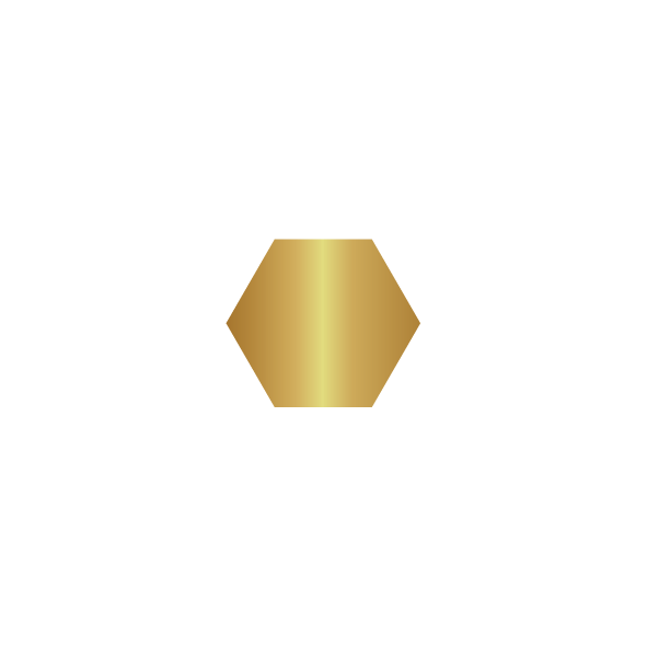 Wax Seal Stamp Blank Hexagon - 15 mm