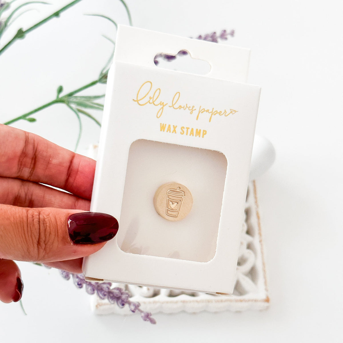Wax Seal Stamp Coffee Time