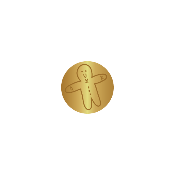 Wax Seal Stamp Gingerbread Cookie