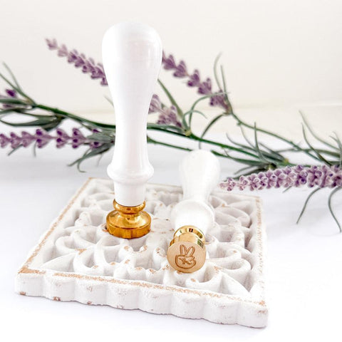 Wax Seal Stamp Happy Vibes