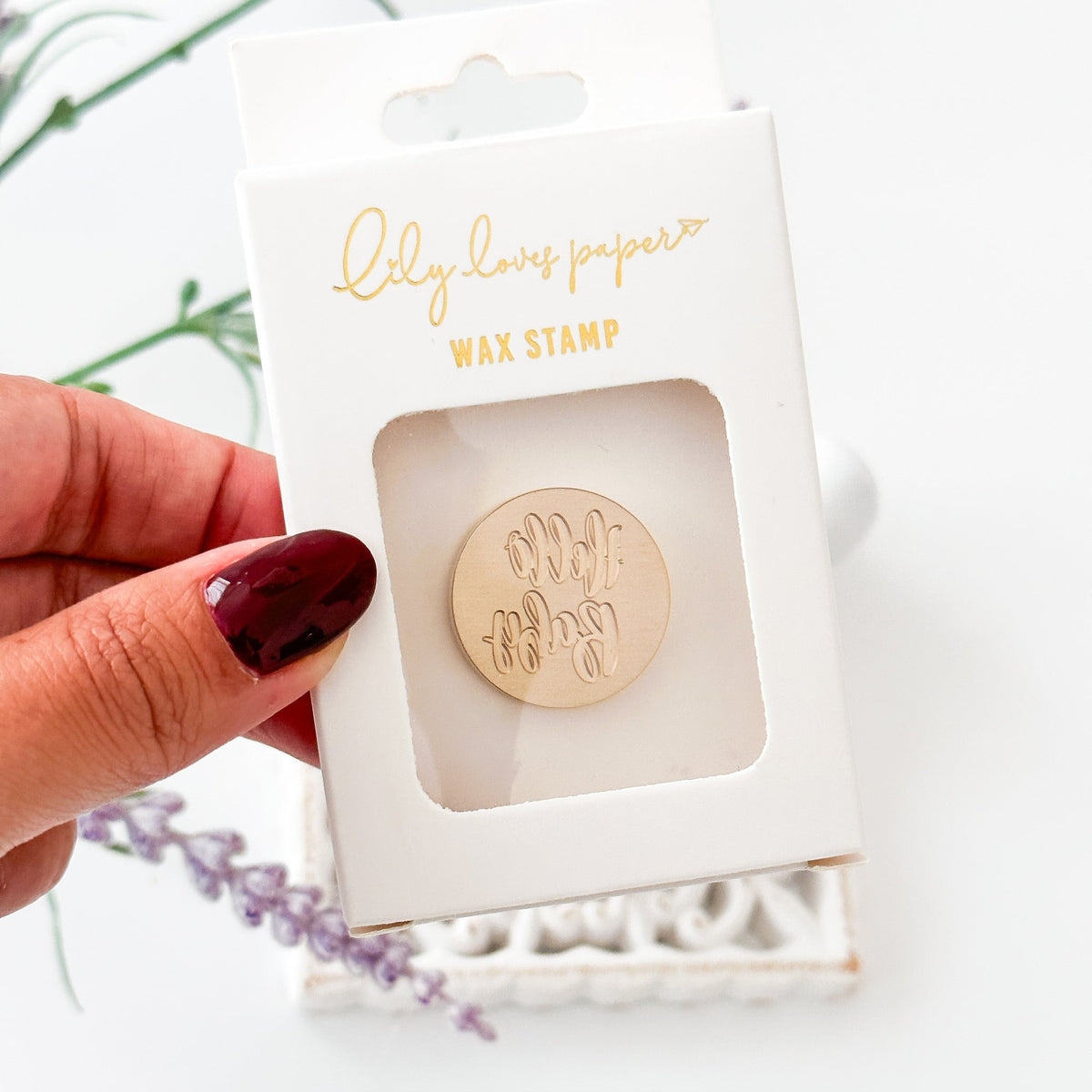 Wax Seal Stamp Hello Baby