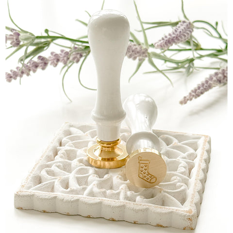 Wax Seal Stamp Holiday Sock [Pre-order]