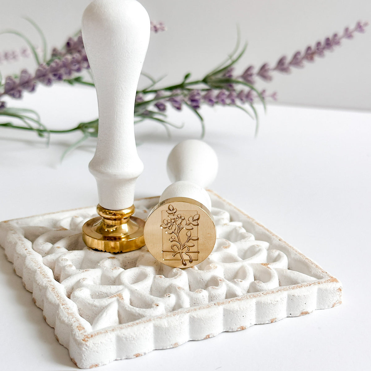 Wax Seal Stamp Holly Leaves