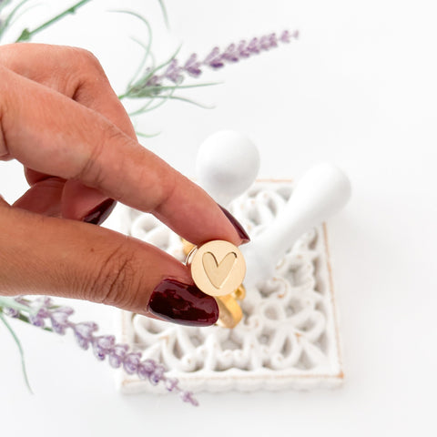 Wax Seal Stamp Little Heart 15 mm