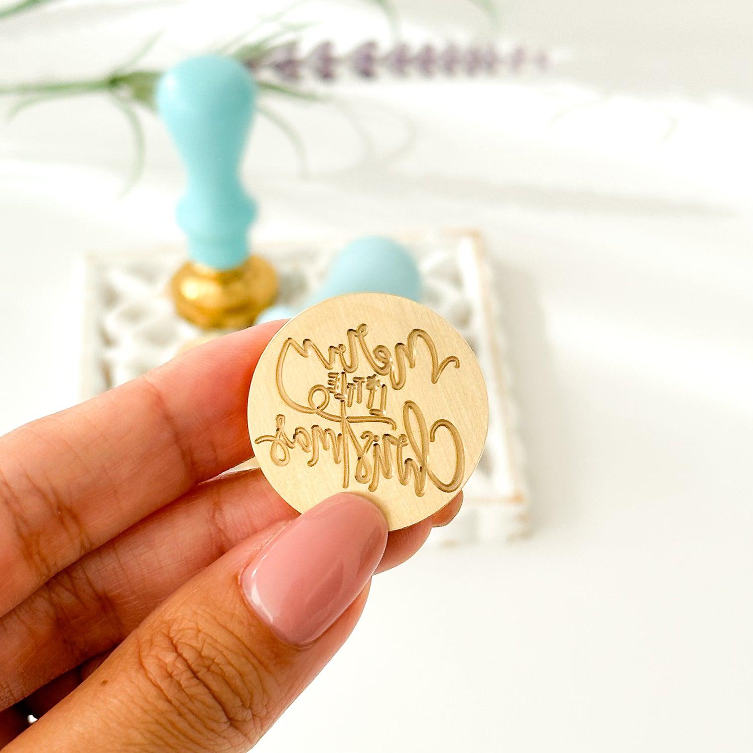 Wax Seal Stamp Merry Little Christmas
