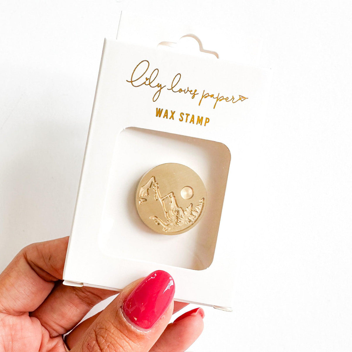 Wax Seal Stamp Mountain View