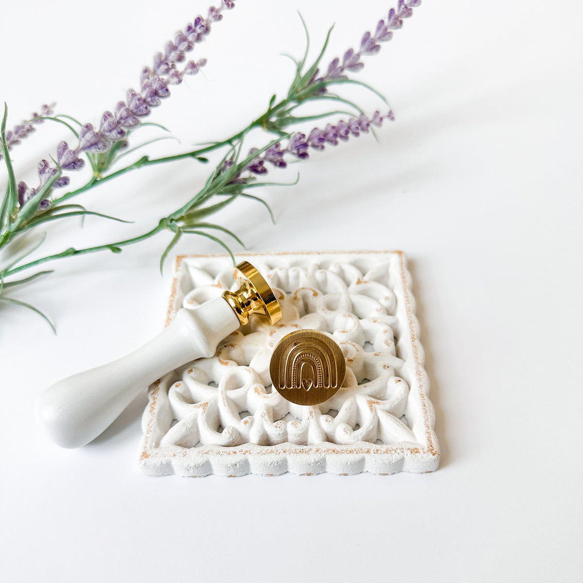Wax Seal Stamp Over The Rainbow