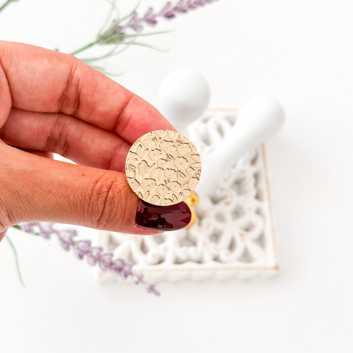 Wax Seal Stamp Poppy Field