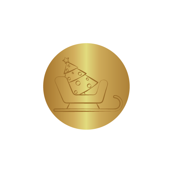 Wax Seal Stamp Sleigh All Day