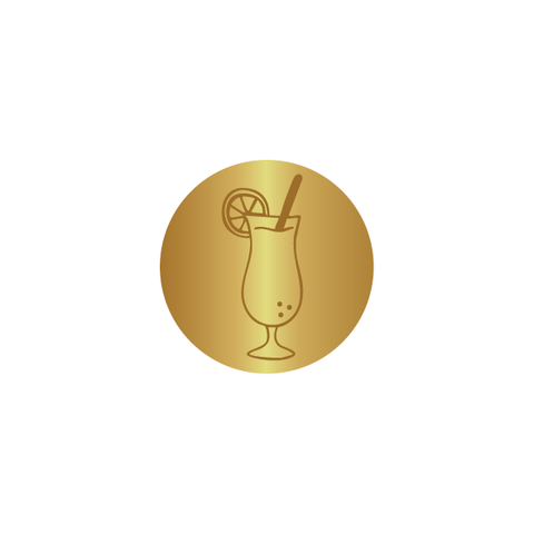 Wax Seal Stamp Tropical Cocktail
