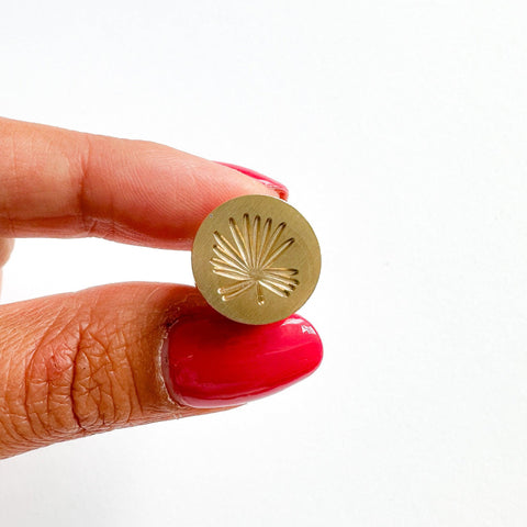 Wax Seal Stamp Tropical Leave
