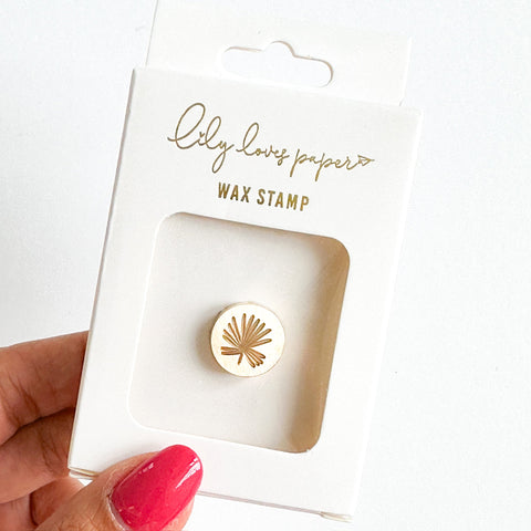 Wax Seal Stamp Tropical Leave