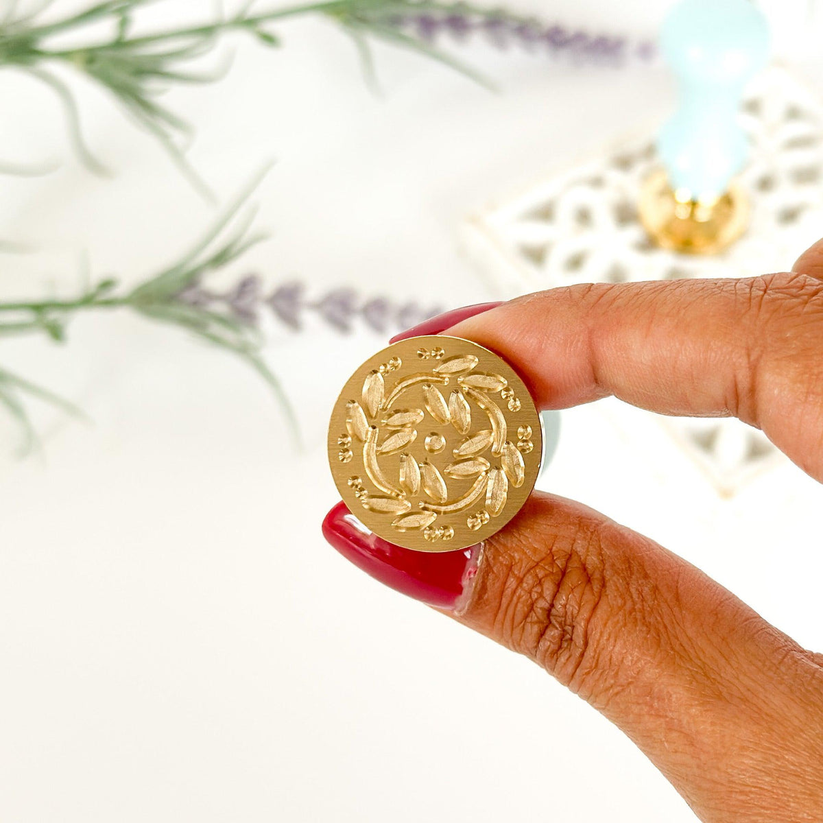 Wax Seal Stamp Wreath