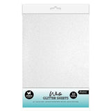 White Glitter Sheets