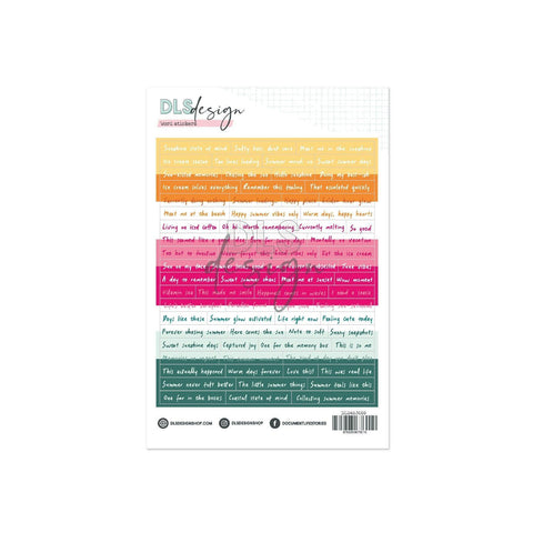 Word Stickers A Story Of Chasing Sunshine