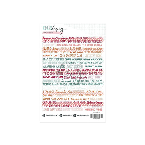 Word Stickers Eighteen Pages of Time