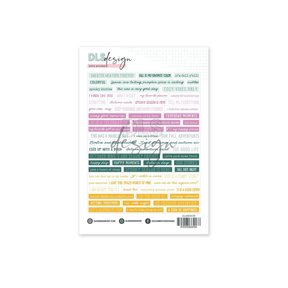 Word Stickers Five Star Memories