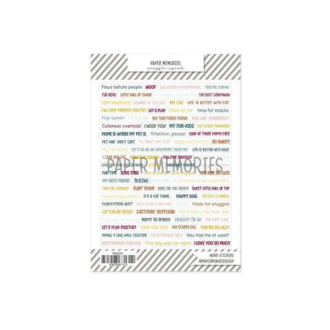 Word Stickers Snuggle Squad