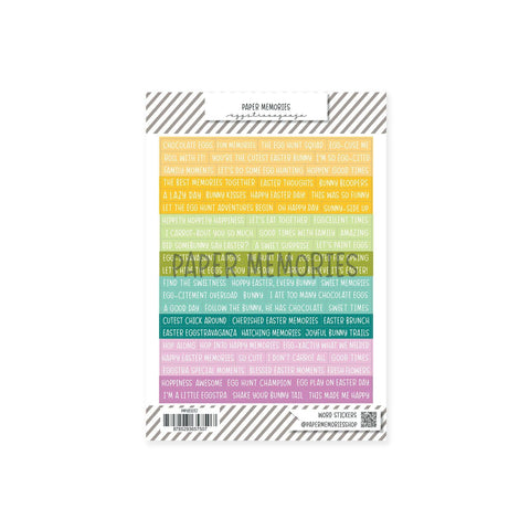 Word Stickers Spring Memories - Eggstravaganza