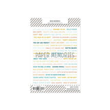 Word Stickers Spring Memories