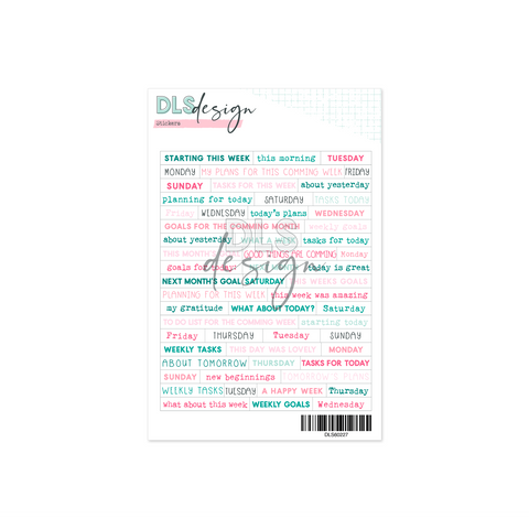 Word Stickers Starting This Week