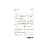 Word Stickers Things I Remember
